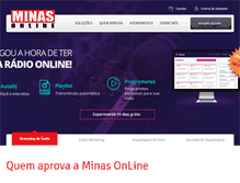 Tablet Screenshot of minas.com.br